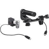 Polsen GPMK-22 GoPro Production Microphone Kit with Quick-Release Frame & Memory Card